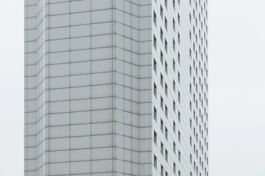 white building